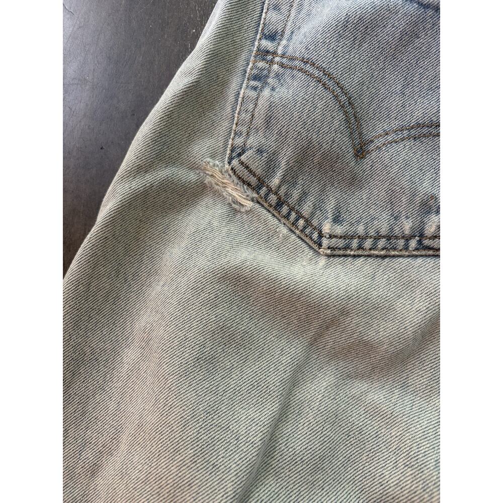 Vintage Levi's 501 Jeans size W30 L32 Made in Brazil 501-0193 Distressed Button - Picture 6 of 14